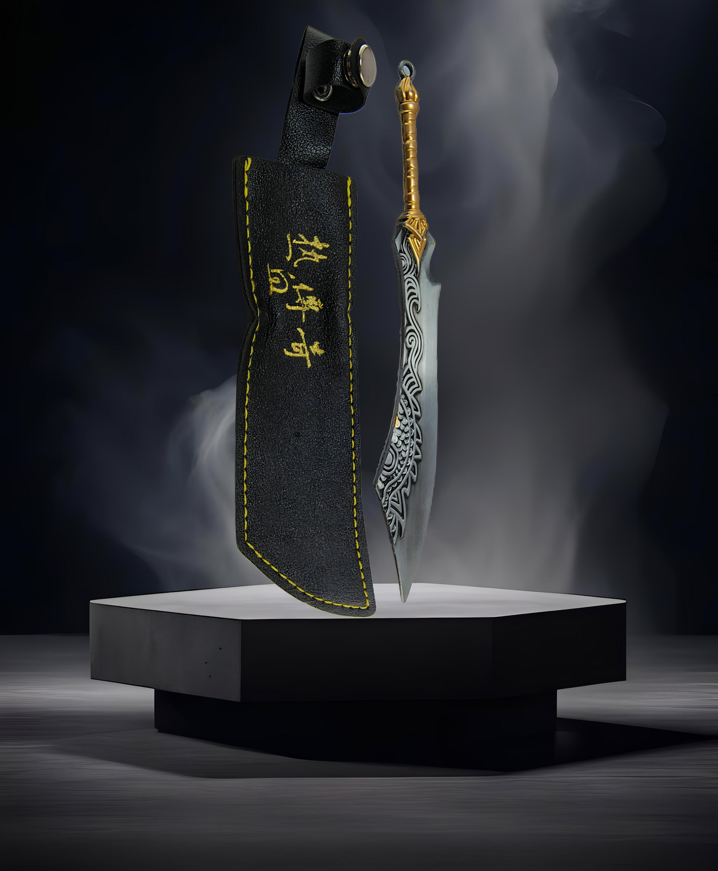 Handcrafted Decorative Mini Sword with Sheath