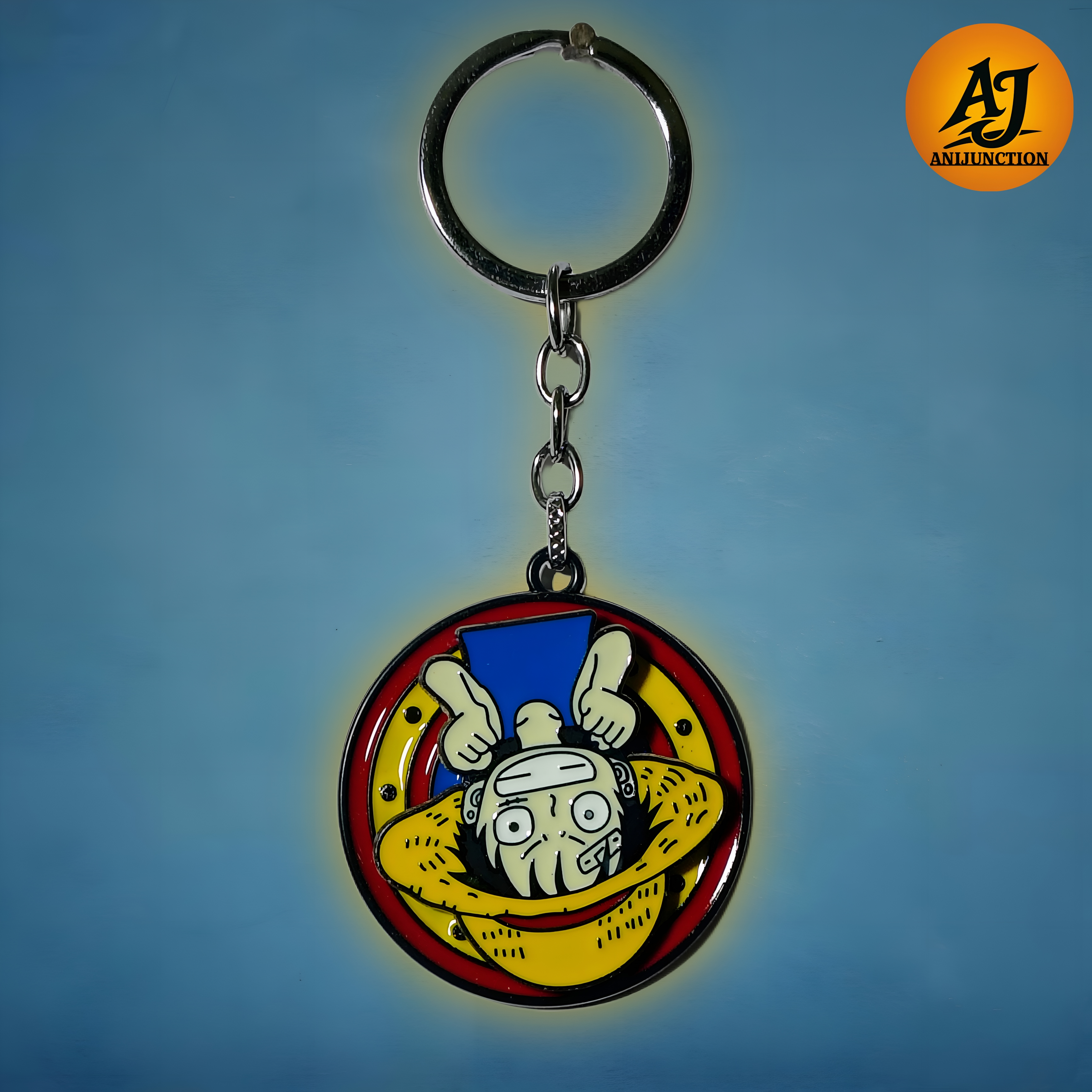 ONE PIECE~ROTATING METAL KEYCHAIN