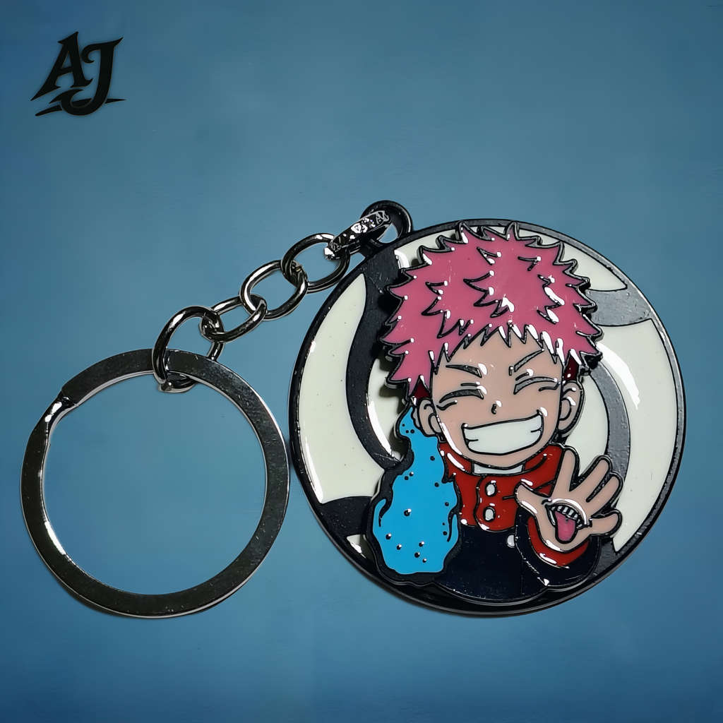 JUJUTSU KAISEN~ROTATING METAL KEYCHAIN