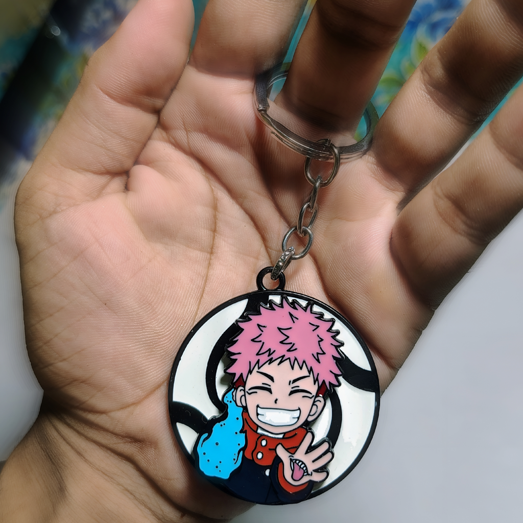 JUJUTSU KAISEN~ROTATING METAL KEYCHAIN
