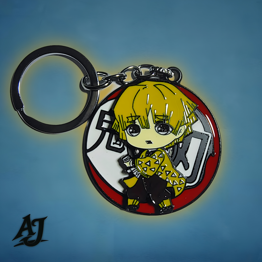 DEMON SLAYER~ROTATING METAL KEYCHAIN