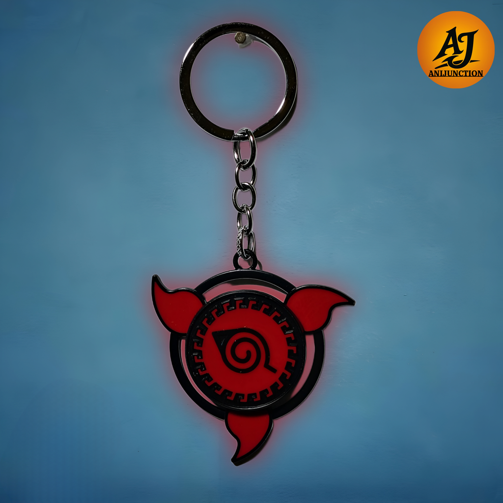 NARUTO~ROTATING METAL KEYCHAIN