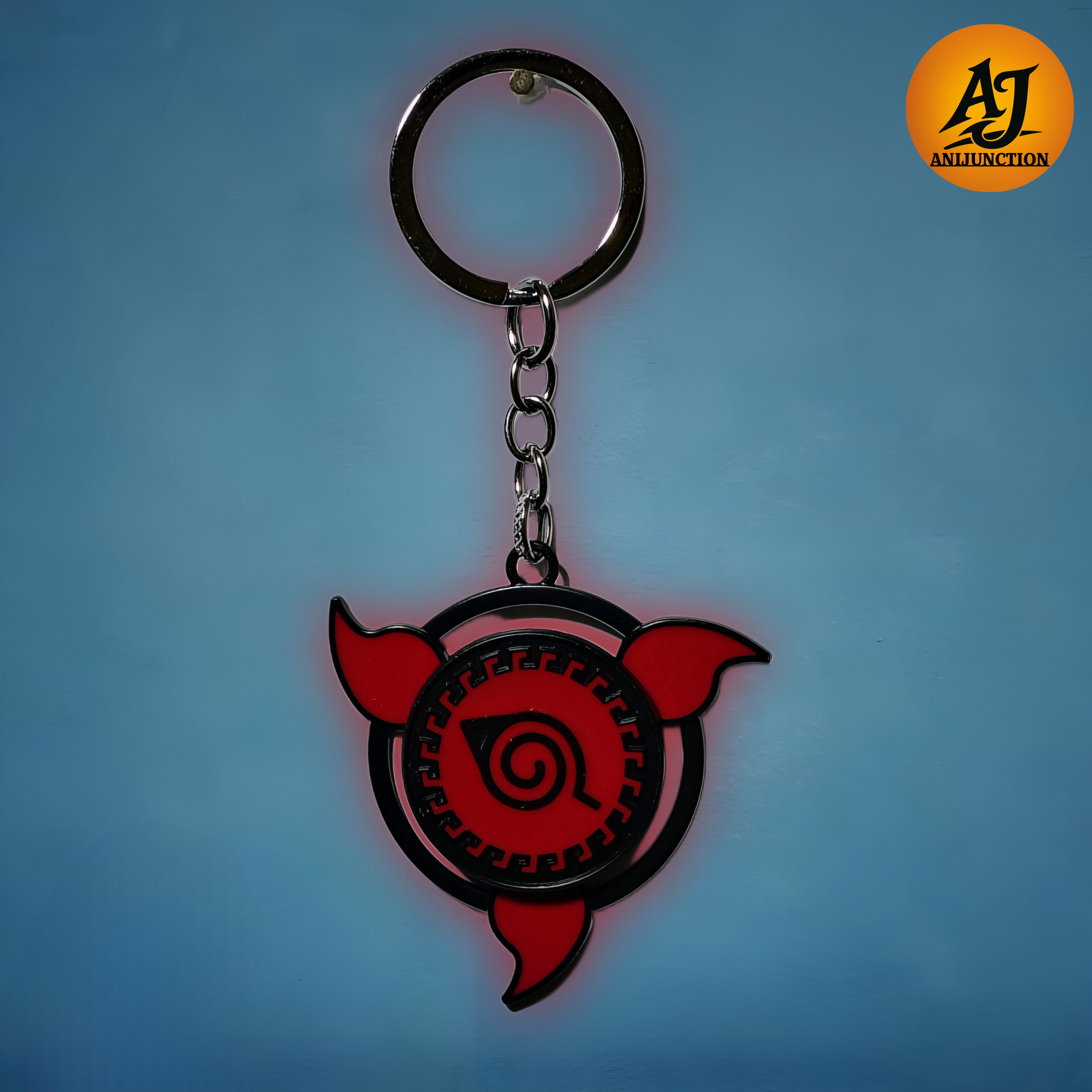 NARUTO~ROTATING METAL KEYCHAIN
