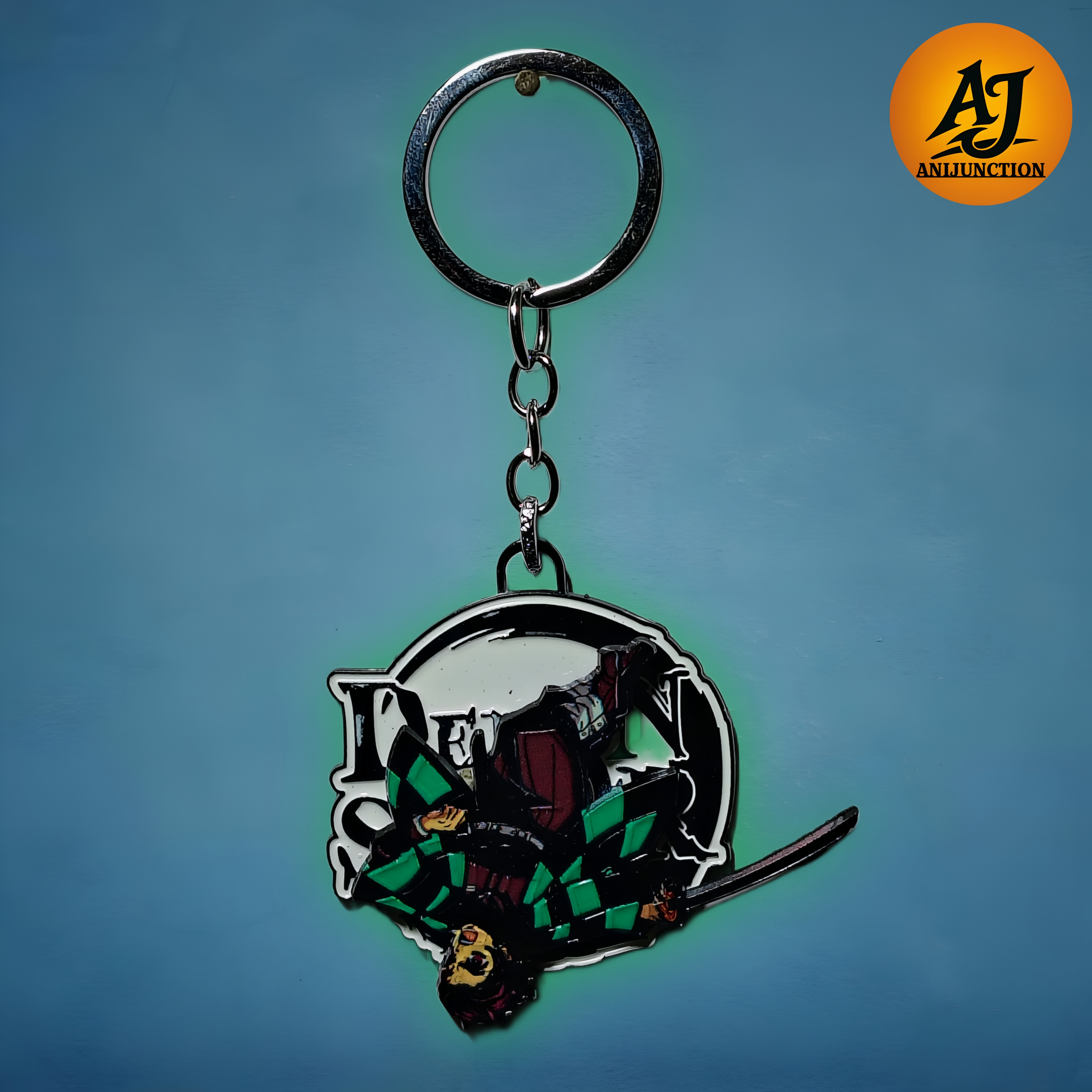 DEMON SLAYER~ROTATING METAL KEYCHAIN