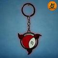 NARUTO~ROTATING METAL KEYCHAIN
