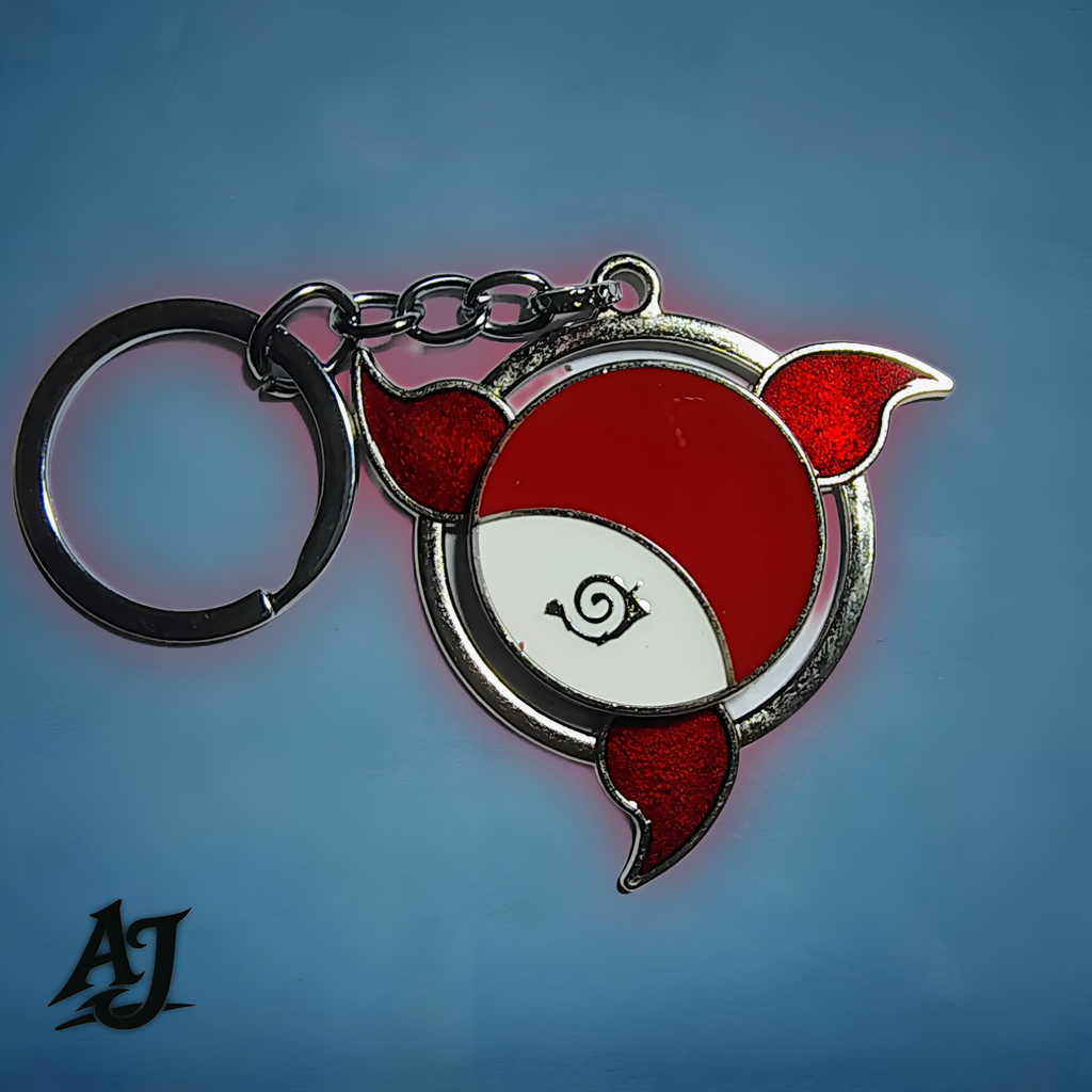 NARUTO~ROTATING METAL KEYCHAIN