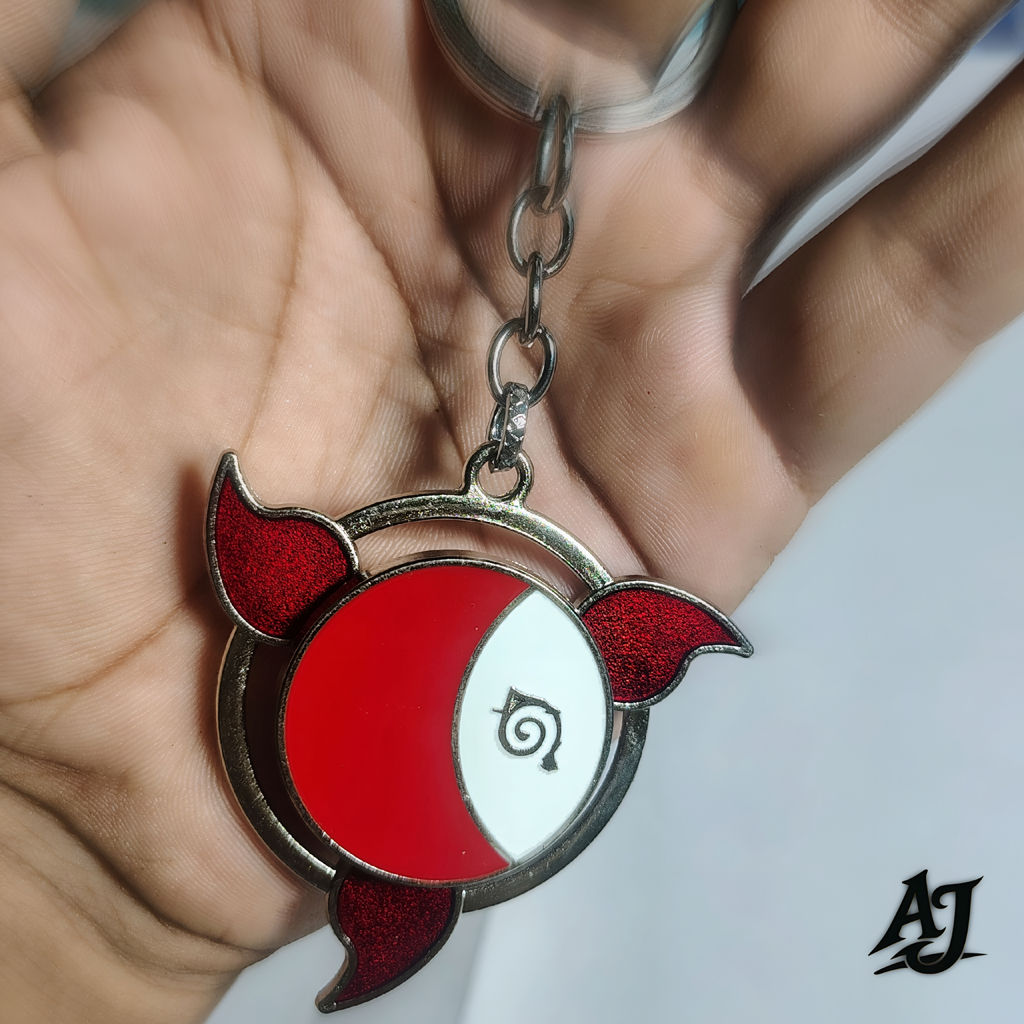 NARUTO~ROTATING METAL KEYCHAIN