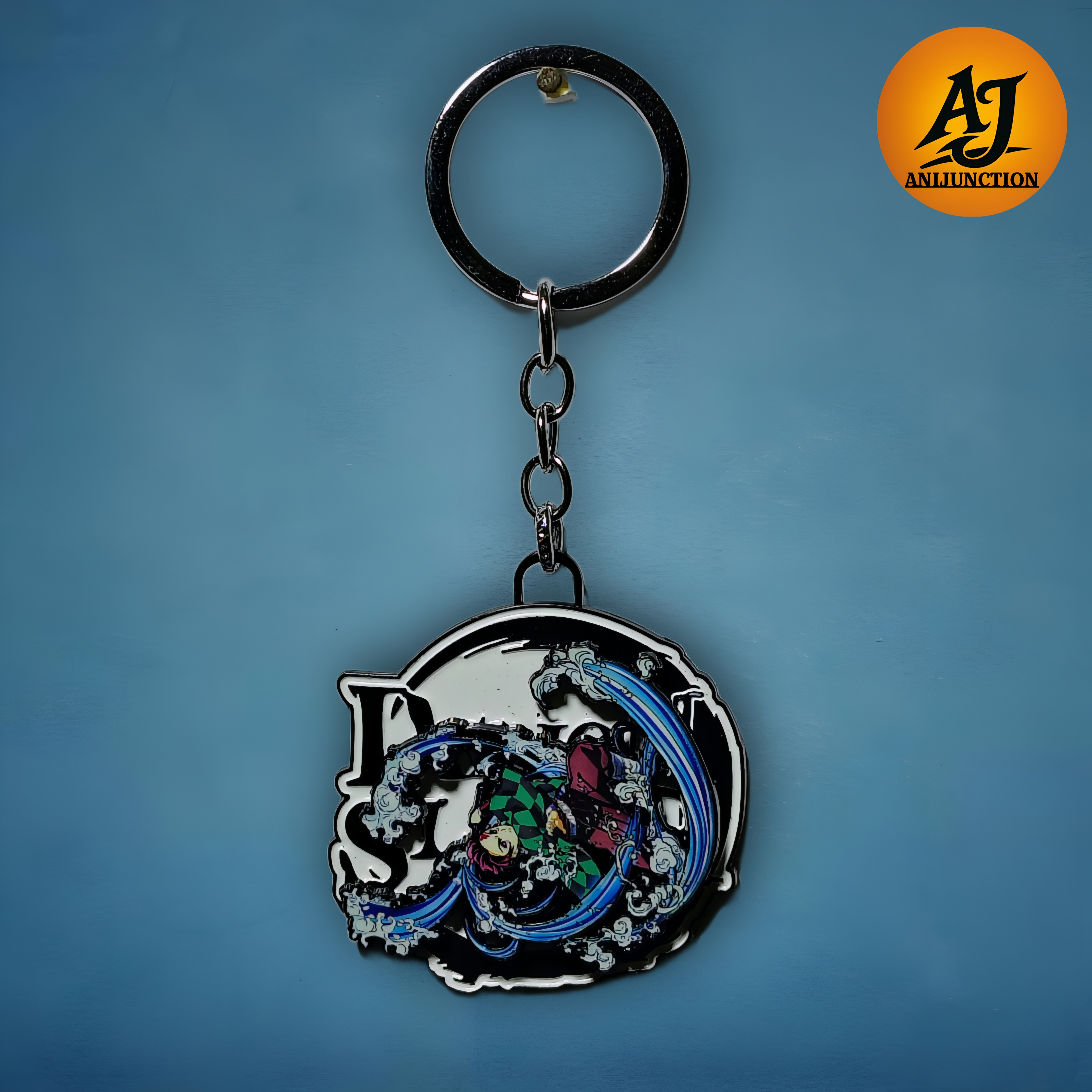 DEMON SLAYER~ROTATING METAL KEYCHAIN