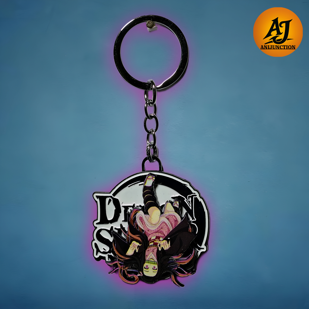 DEMON SLAYER~ROTATING METAL KEYCHAIN