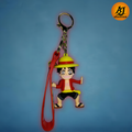 ONE PIECE~SILICONE KEYCHAIN
