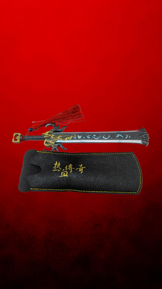 1/6 Scale Chinese Broadsword "Dao" Model With Leather Cover