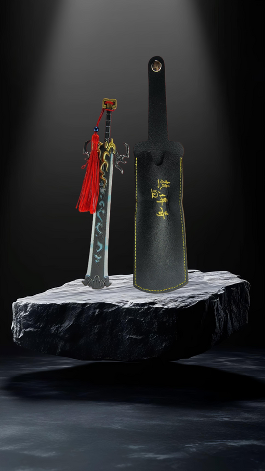 1/6 Scale Chinese Broadsword "Dao" Model With Leather Cover
