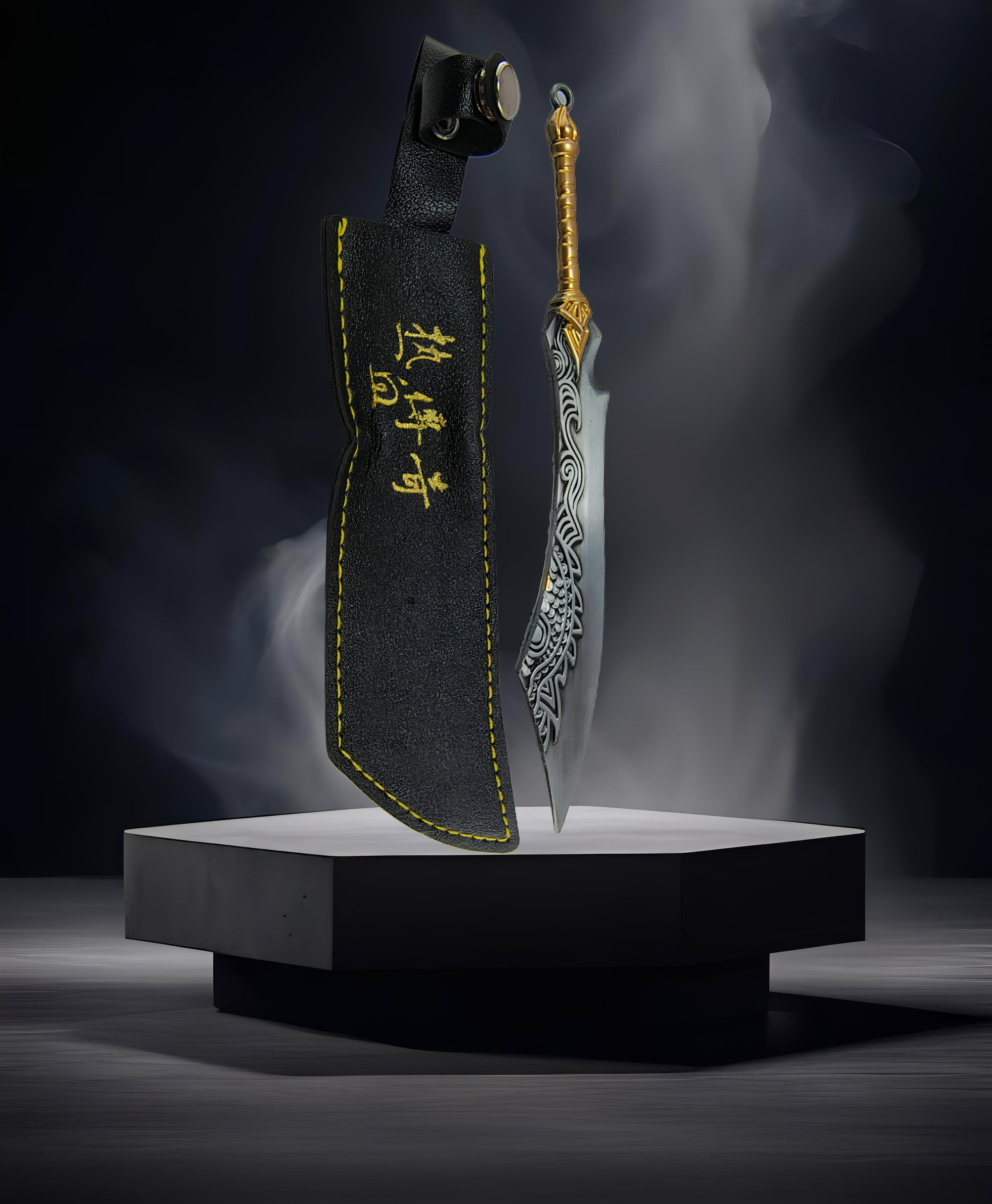 Handcrafted Decorative Mini Sword with Sheath